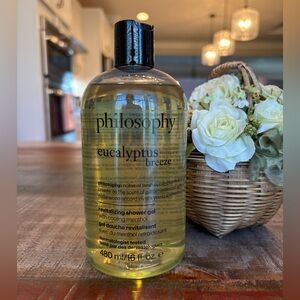NEW Philosophy EUCALYPTUS BREEZE Revitalizing SHOWER GEL 16 oz!